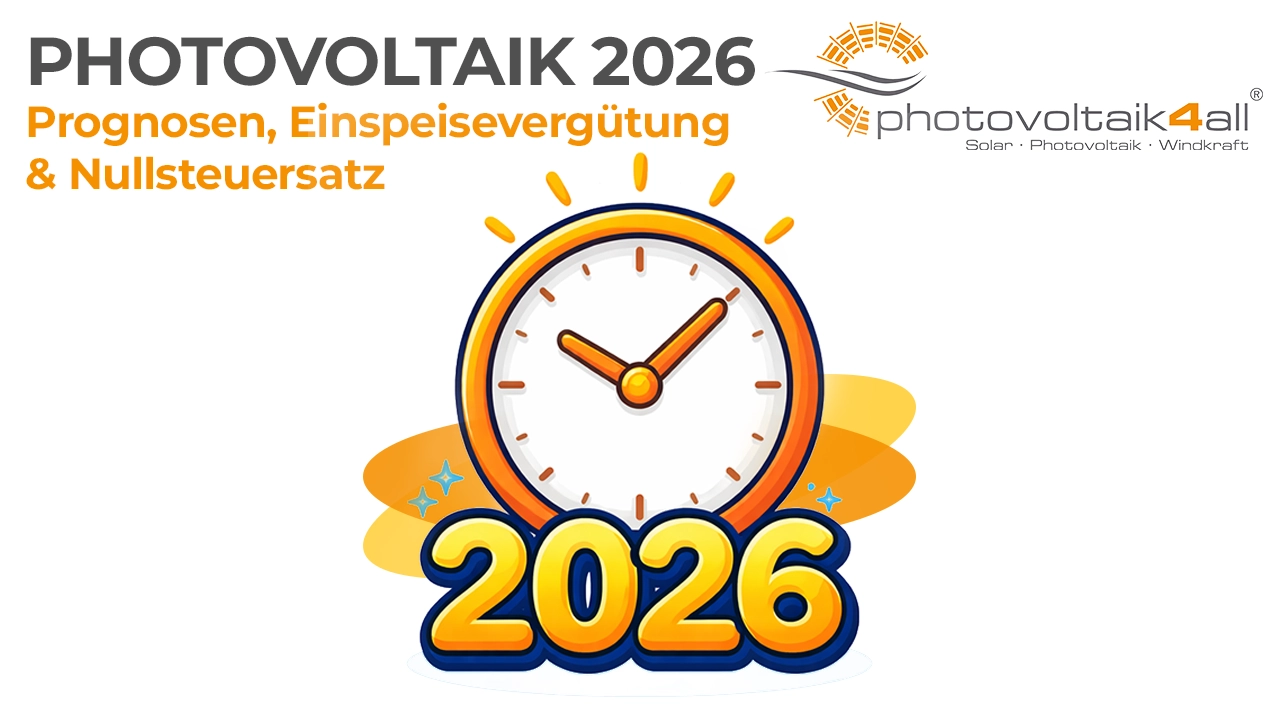 Rahmenbedingungen PV 2026: Fällt die Einspeisevergütung? Bleiben PV-Anlagen steuerfrei?