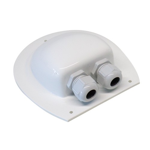 Kabeldurchführung für Wohnmobil weiß