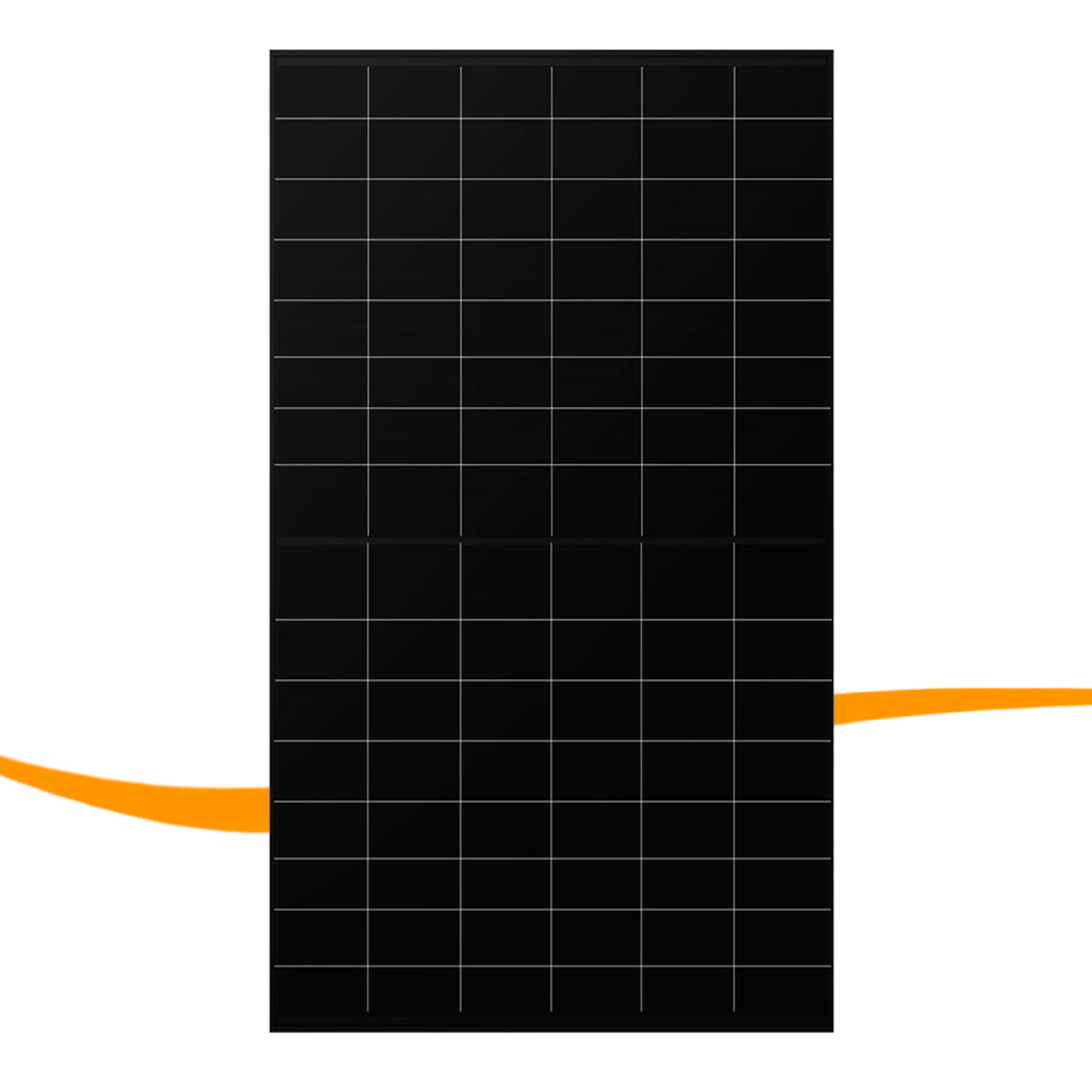 Solarmodul, Photovoltaikpanel, Solarpanel, Schwarzes Panel, Gitterlinien