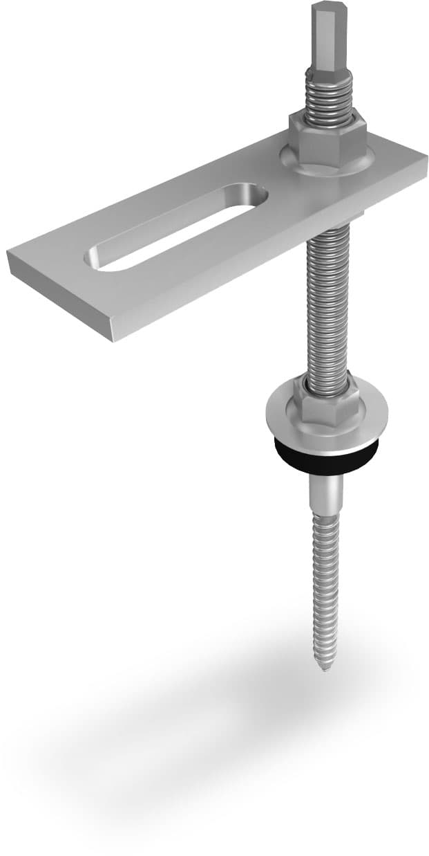 furniture connector, verstellbare Schraubklemme, Gewindeschraube, Metallbauteil, Flanschmutter