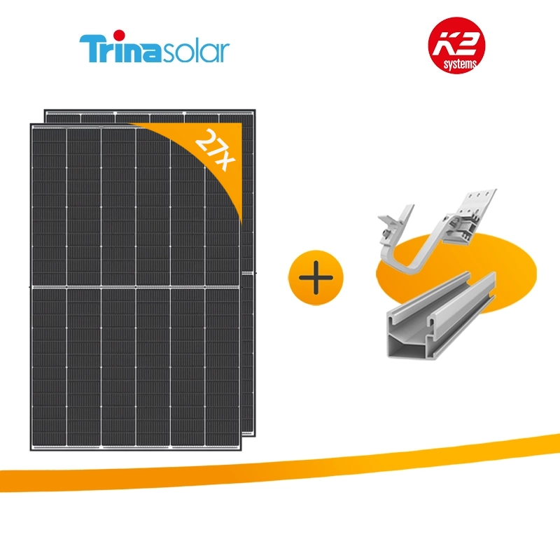 12 kWp Trina Vertex S+ TSM-465 - GEN Set