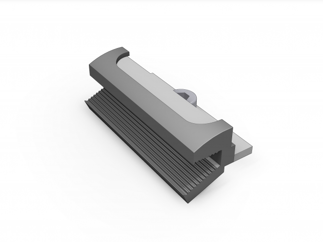Schletter Endklemme Eco6 Laminat 6,8mm, werkzeug, Klemmhalter, Rundführung, Metallteil, Präzisionsteil, Precision-Werkzeug, Metallteil, Hartnäckige Basis, Klemme, Spanwerkzeug-Zubehör
