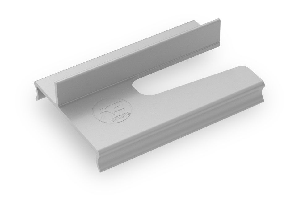 lineal blade, metallhalter, schlitzschiene, U-förmiges profil, aluminium clip