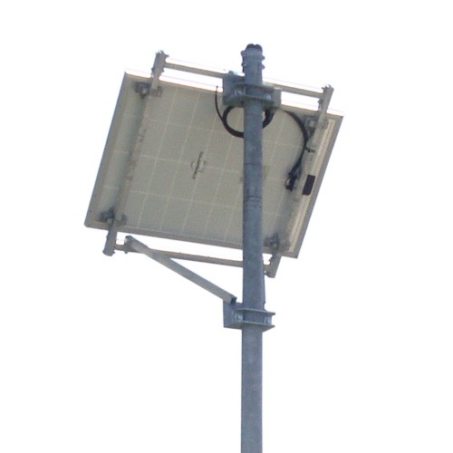 Montagesystem für 1 Solarmodul Mastmontage 55 Grad