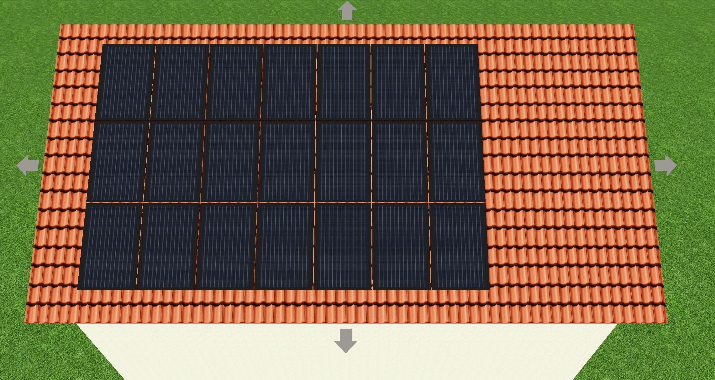 Elektrisches Gerät, Sonnenkollektoren, Wohnen, Haus, Dach, solarpanels, PV-Anlage, Photovoltaik, Dach, Solarenergie