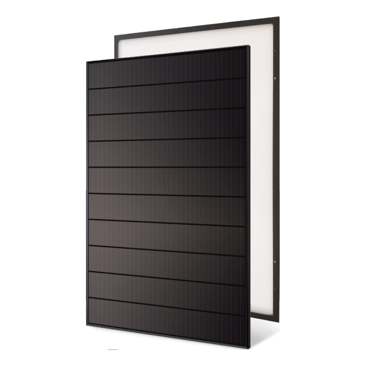 Solarmodul, Photovoltaik, Solarpanel, Polycrystalline, Dunkel schwarz, Solarpanel, Photovoltaik, Solarmodul, Dunkles Panel, Frontalansicht