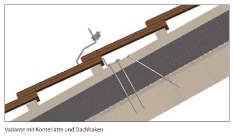 Schletter Dachhaken für Aufsparrendämmung