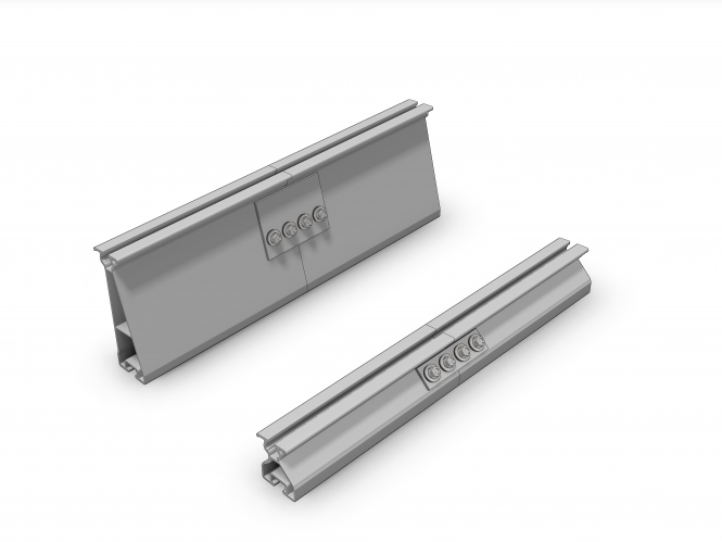 Schletter FixZ-7 Verbinder Profil oben unten Set