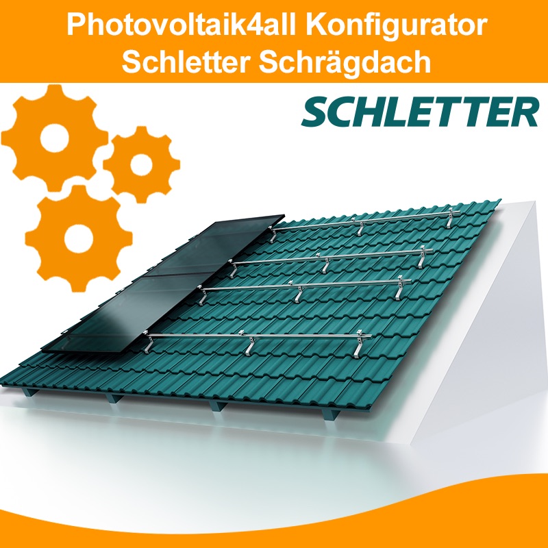 Schletter Montagesystem Photovoltaik, Solaranlage Montagesystem, Schletter Konfigurator, Montagesystem Konfigurator