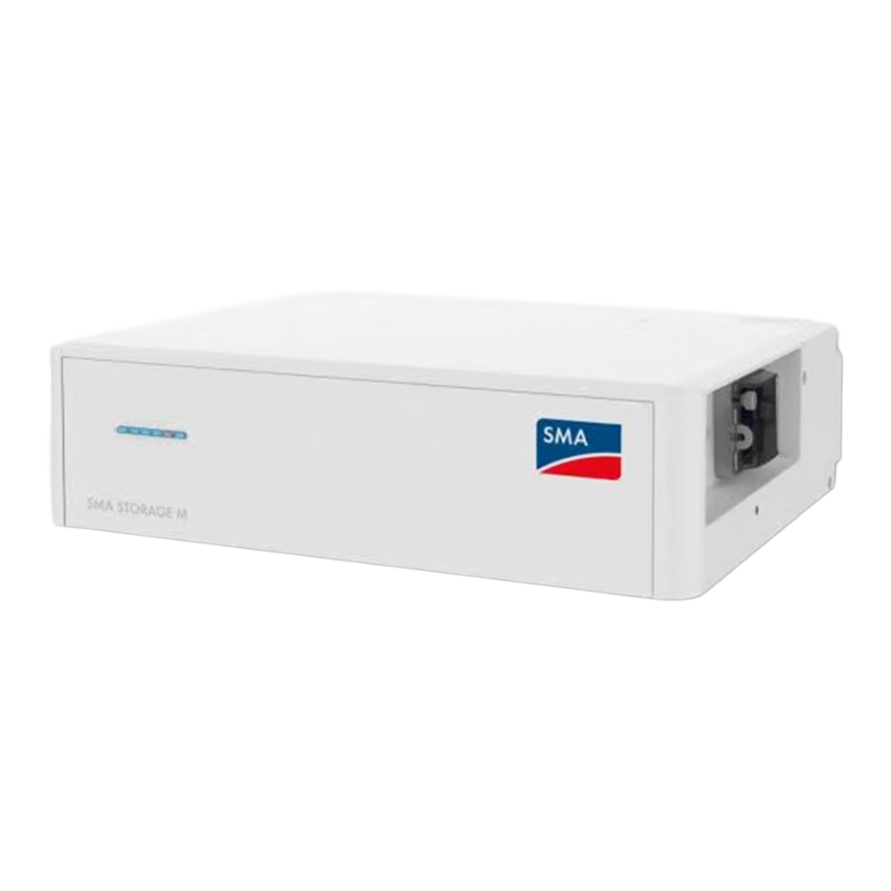 Storage unit, SMA, Leistung, Rackspeicher, weißer rechteckiger Körper