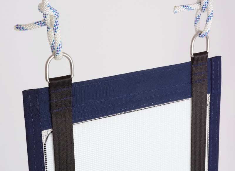 hängerbild, rahmen, leinenwand, blauerrand, nylonseil, canvas, Tragegurt, blau, Mesh, Rahmen