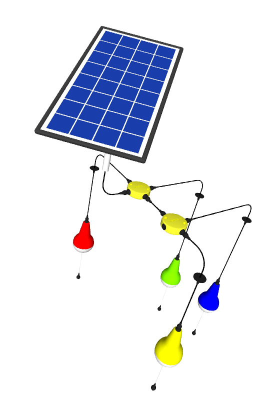 Sundaya 4 Ulitium 200 Solarset weiß