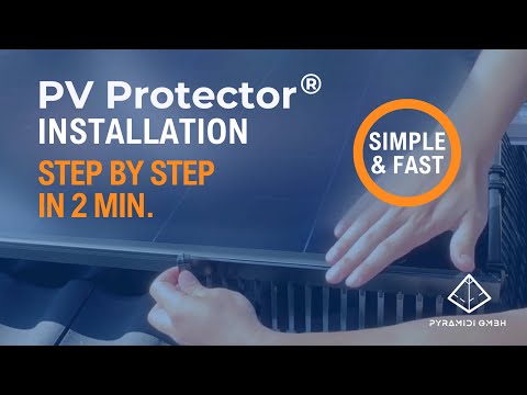 Pyramidi PV Protector Vogelabwehr-Set