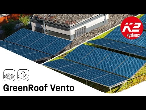 K2 Systems GreenRoof Vento für Gründachanlagen